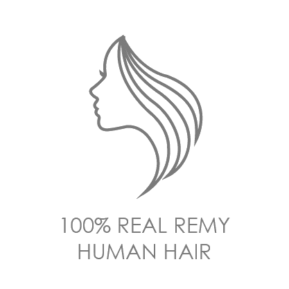 100% real remy human hair