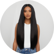 50-60 cm Echthaar Extensions