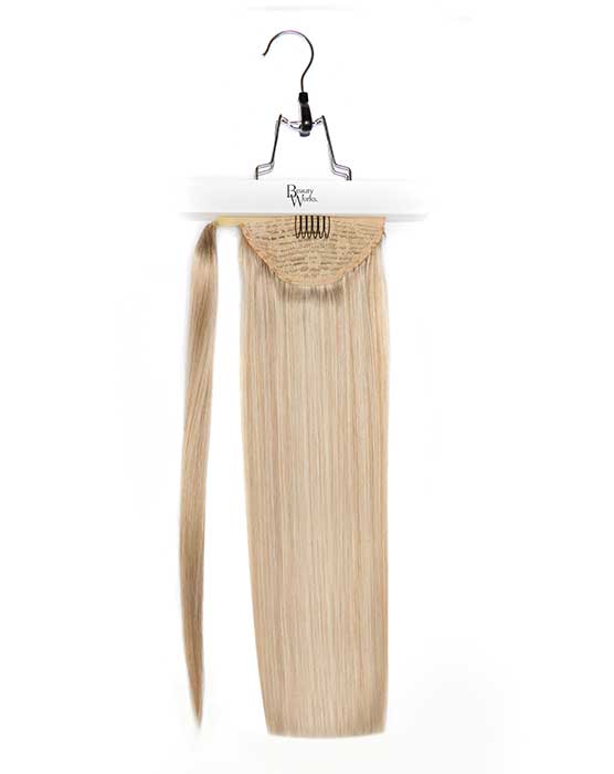 18 Super Sleek Clip-In Invisi® Ponytail - Barley Blonde"