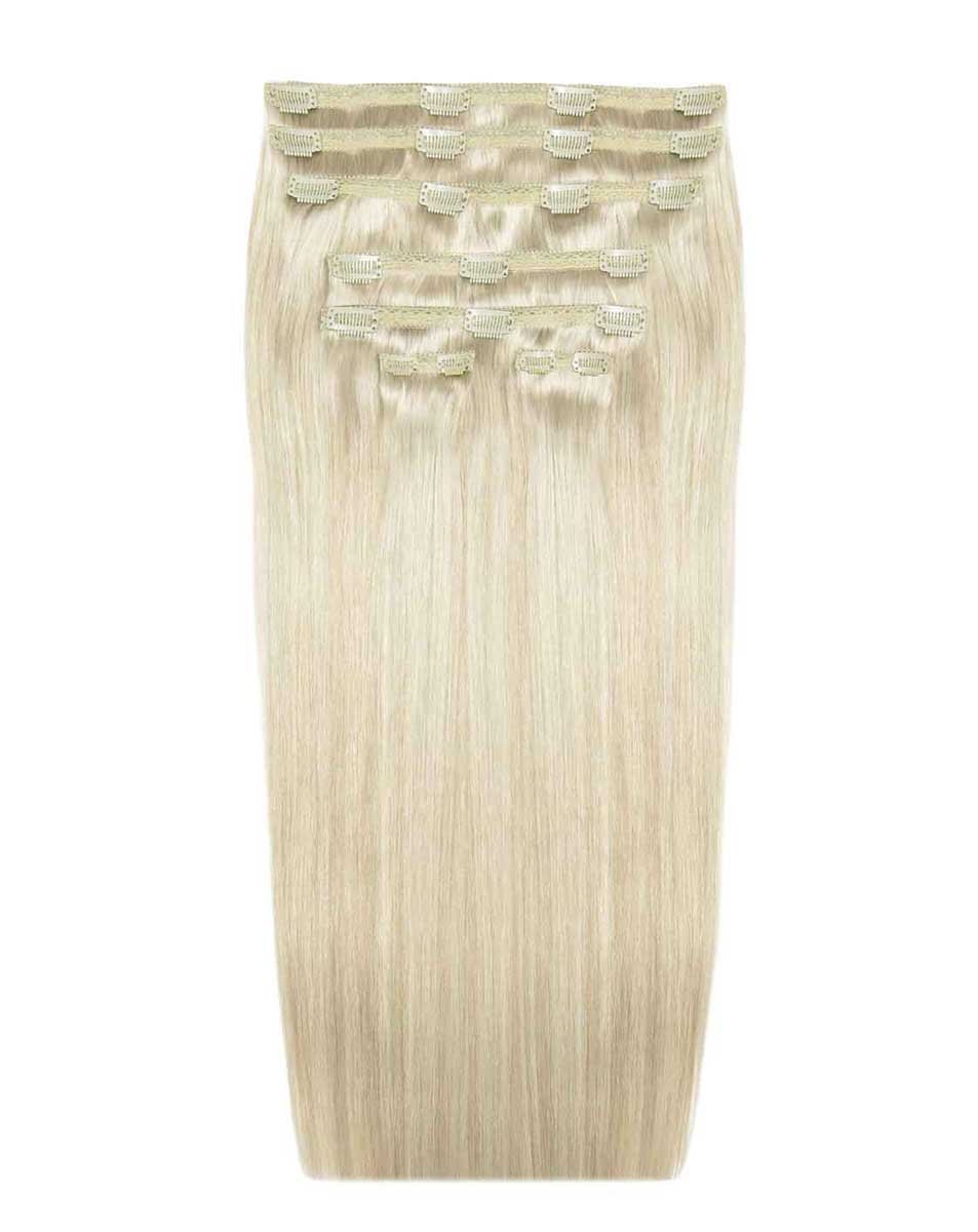 26 Double Hair Set Clip-In Extensions - Barley Blonde"