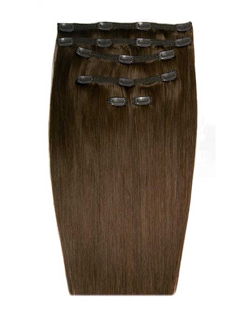 18 Double Hair Set Clip-In Extensions - Brazilia"