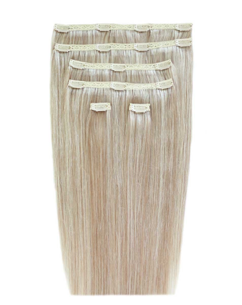 18 Double Hair Set Clip-In Extensions - Bohemian Blonde"