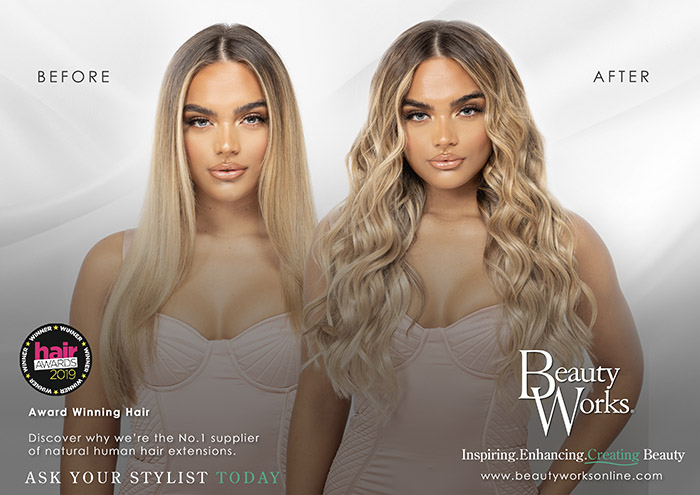 Beauty Works A1 Poster Before and After