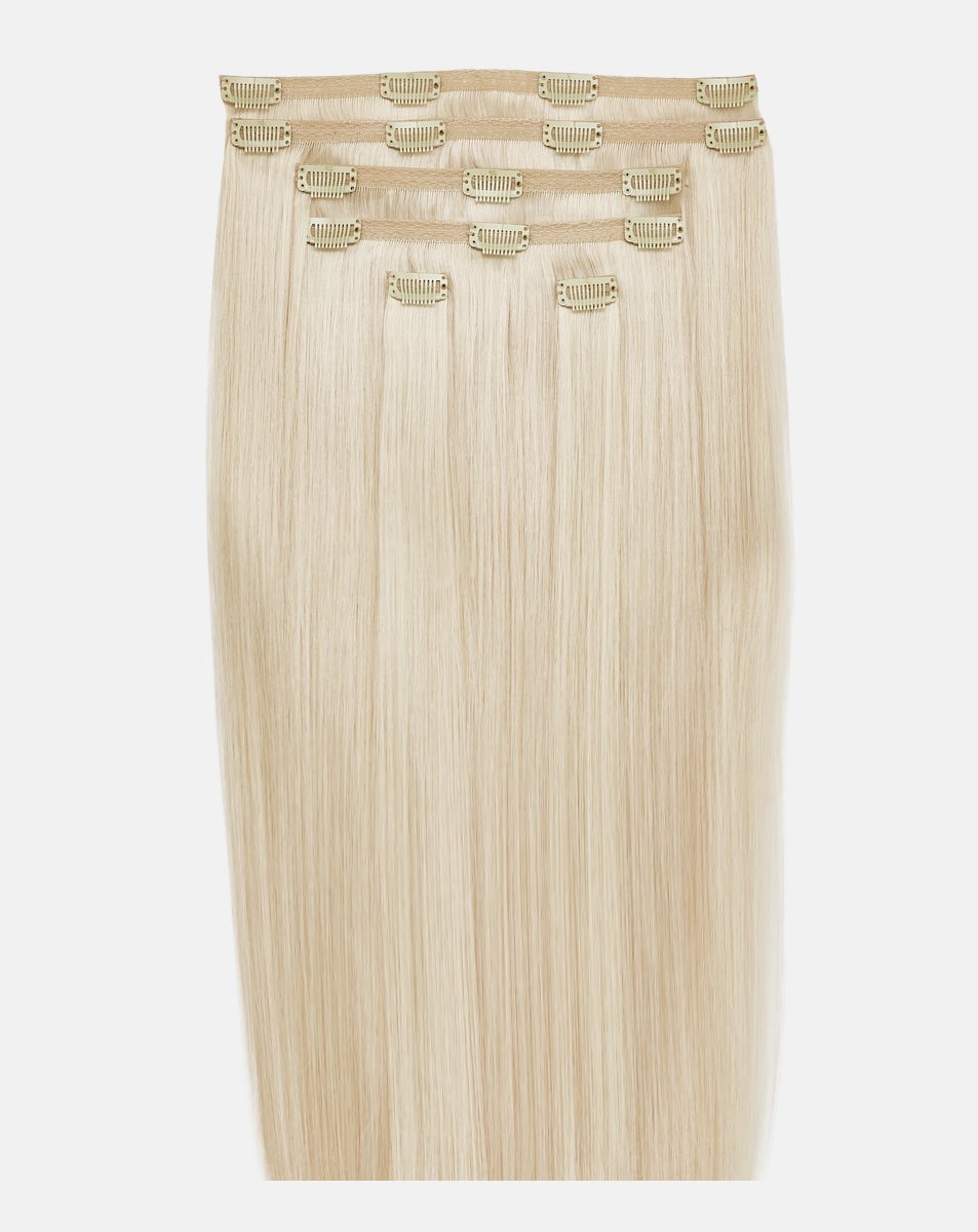 22 Double Hair Set Clip-In Extensions - Bohemian Blonde