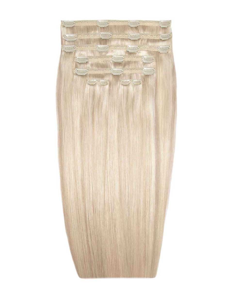 26 Double Hair Set Clip-In Extensions - Bohemian Blonde"