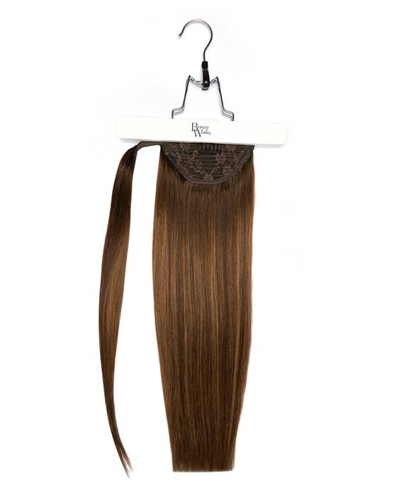 18 Super Sleek Clip-In Invisi® Ponytail - Brond'mbre"