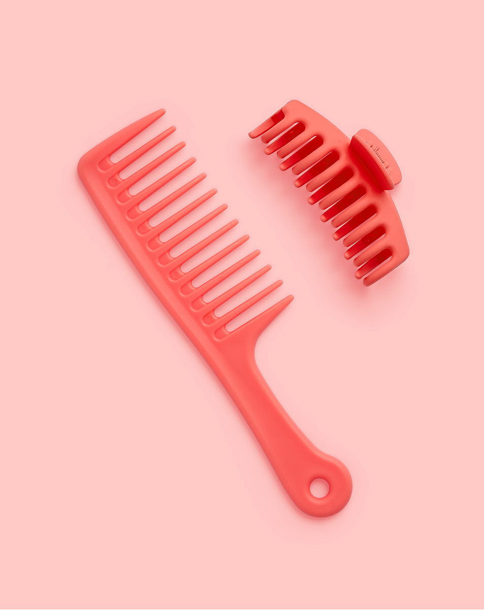 Sunset Edition Coral Claw Clip & Comb Kit