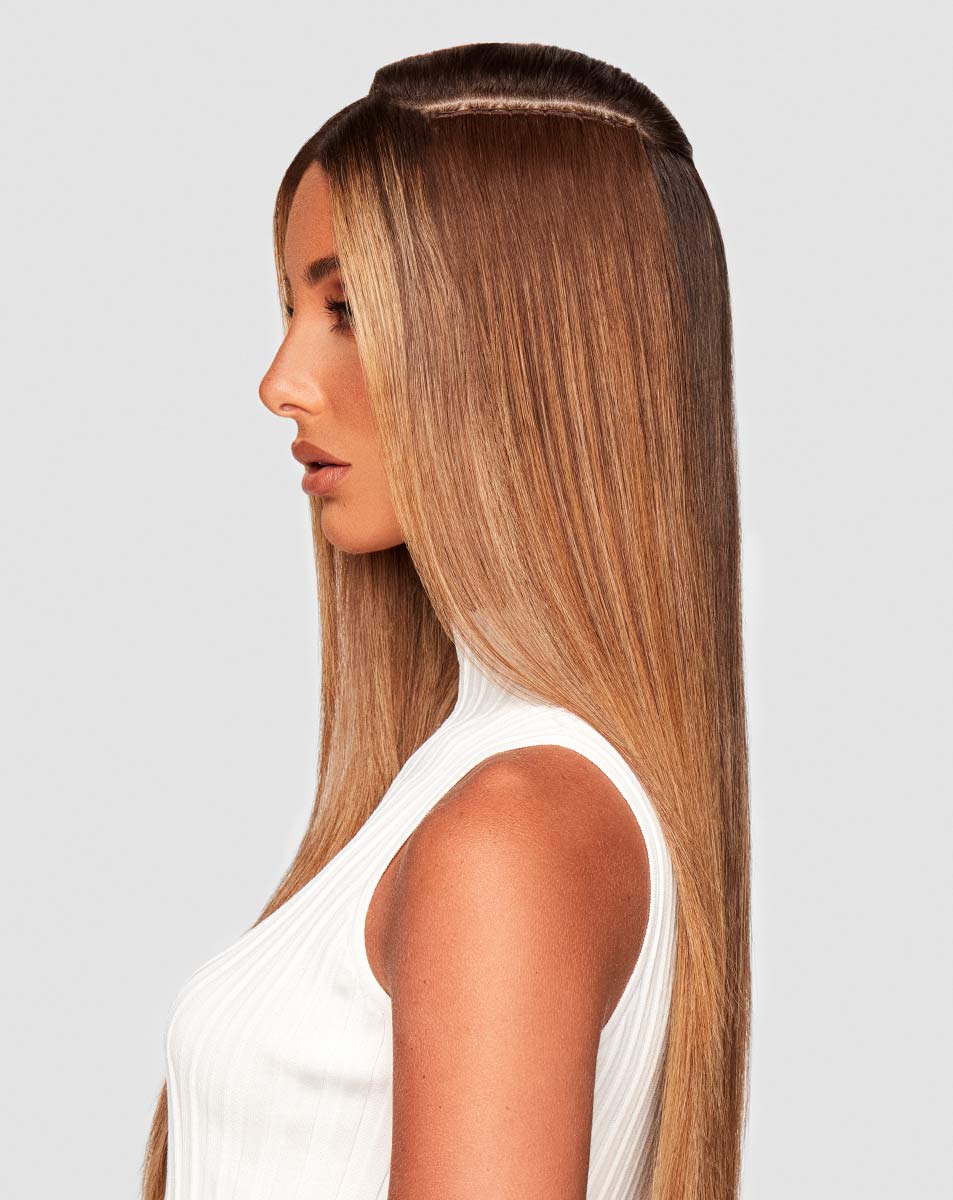 24" XXS Weft Hair Extensions - Maya Jama x Toffee Crunch 