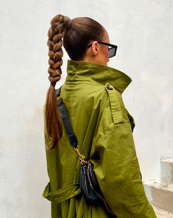 24" Clip-In Insta Braid - Chocolate