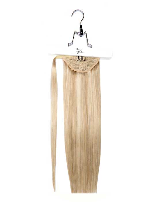 18 Super Sleek Clip-In Invisi® Ponytail - Champagne Blonde"