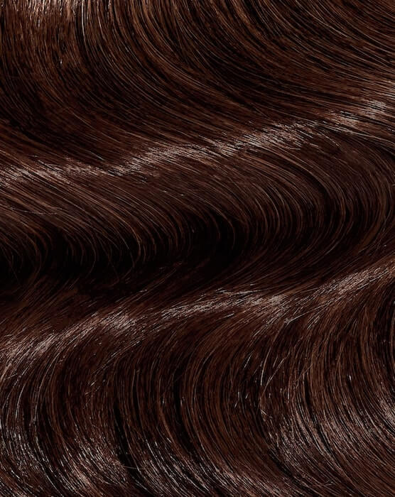 18" Gold Flat Track® Weft - Chocolate