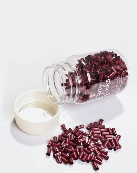 Copper Micro Rings Red 500 Pieces