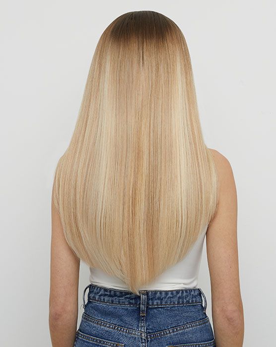 18" Gold Double Weft