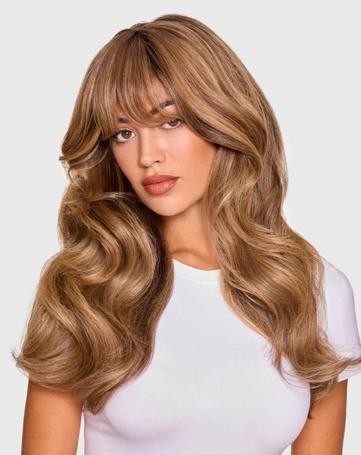Beauty Works x Huda Barely There® Bangs Clip-In Mini Fringe 