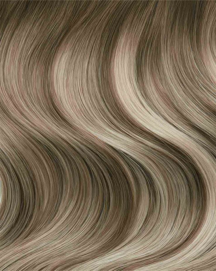 16" Express-Weft Tape-In Hair Extensions - Amalfi Blonde