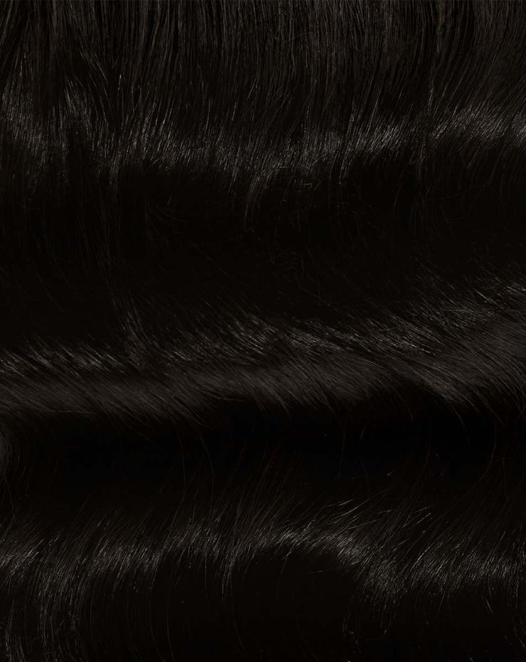 20" Express-Weft Tape-In Hair Extensions - Natural Black