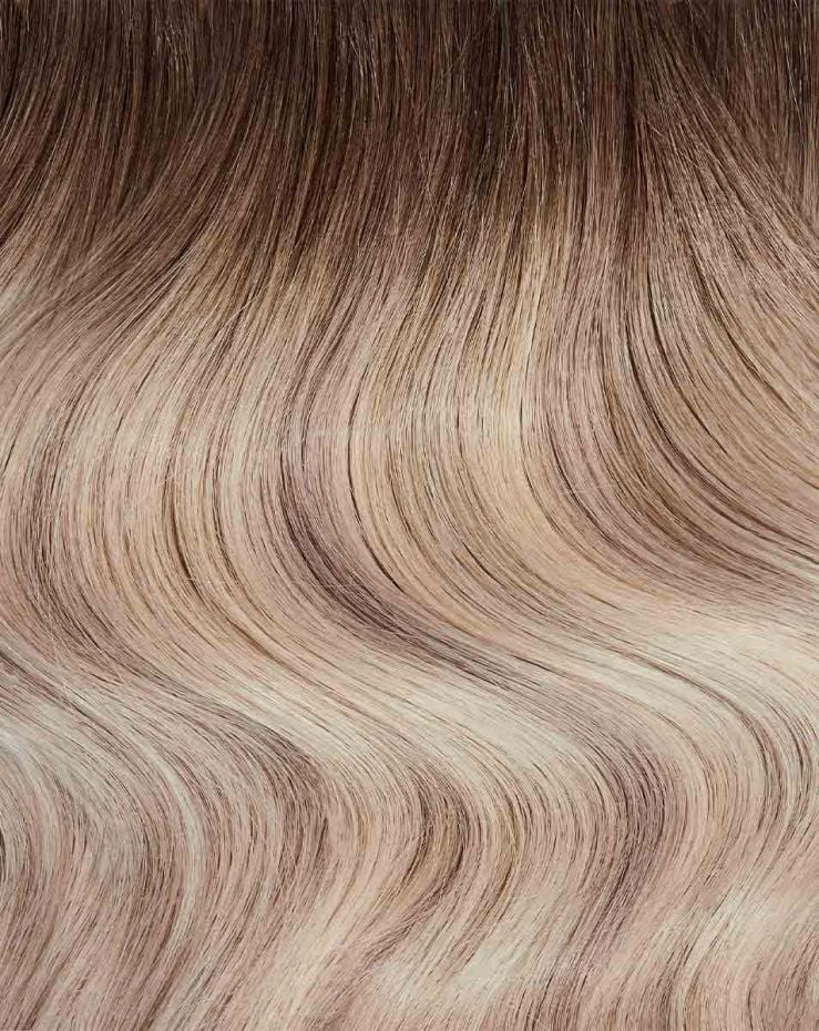 22" Half-Up Hair Set Clip-In Extensions - Sunset Boulevard