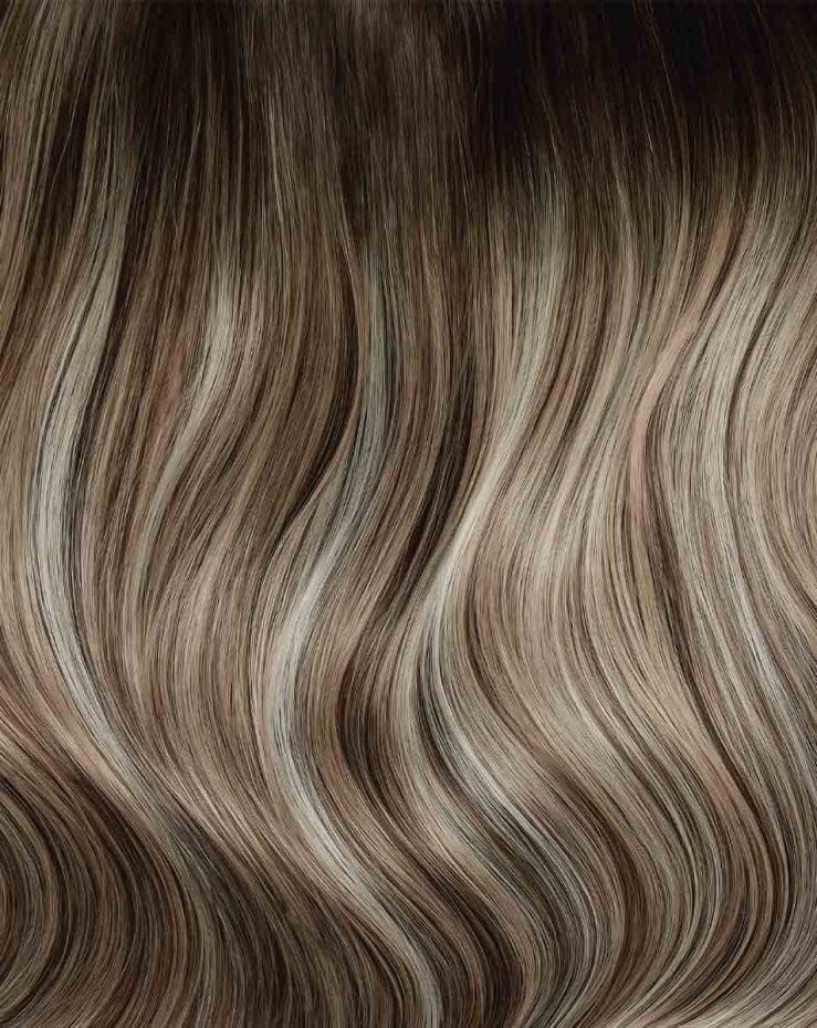 16" XXS Weft Hair Extensions - Walnut 
