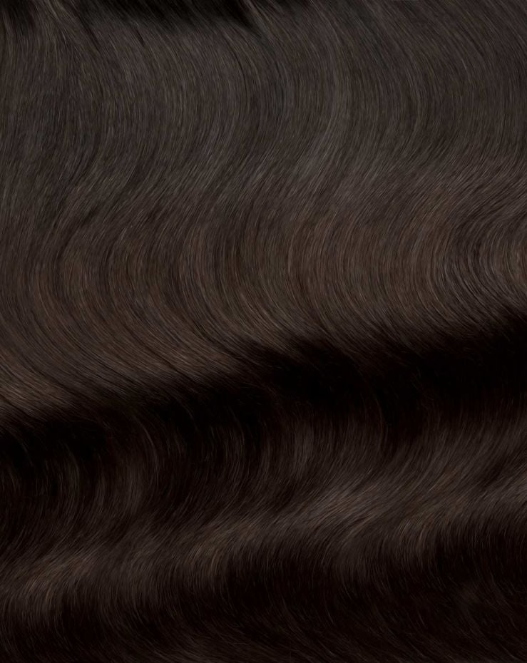 16" XXS Weft Hair Extensions - Brownie Batter 