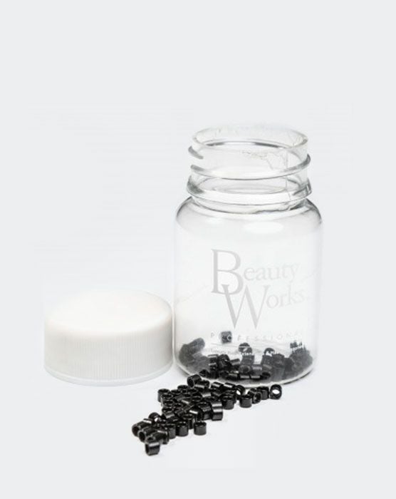 Aluminium Micro Rings Black 500 Pieces
