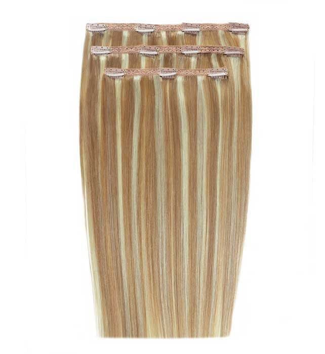 18" Deluxe Remy Instant Clip-In Hair Extensions - California Blonde