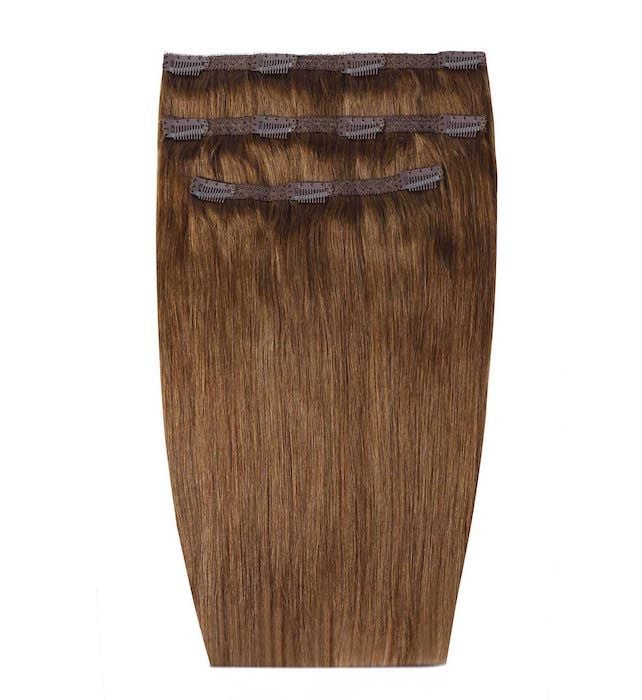 18" Deluxe Remy Instant Clip-In Hair Extensions - Caramel
