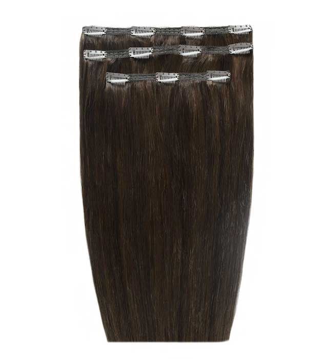 16" Deluxe Remy Instant Clip-In Hair Extensions - Raven