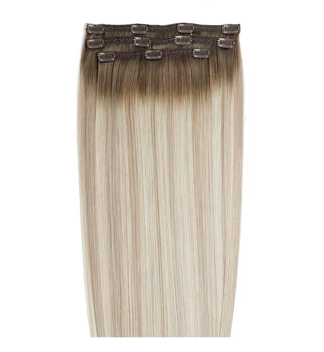 16" Deluxe Remy Instant Clip-In Hair Extensions - Scandinavian Blonde