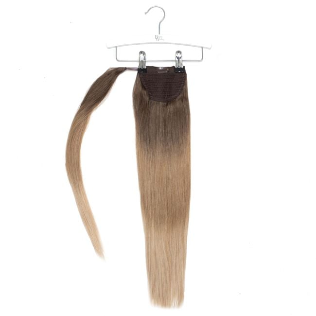 26" Super Sleek Clip-In Invisi® Ponytail - High Contrast Warm