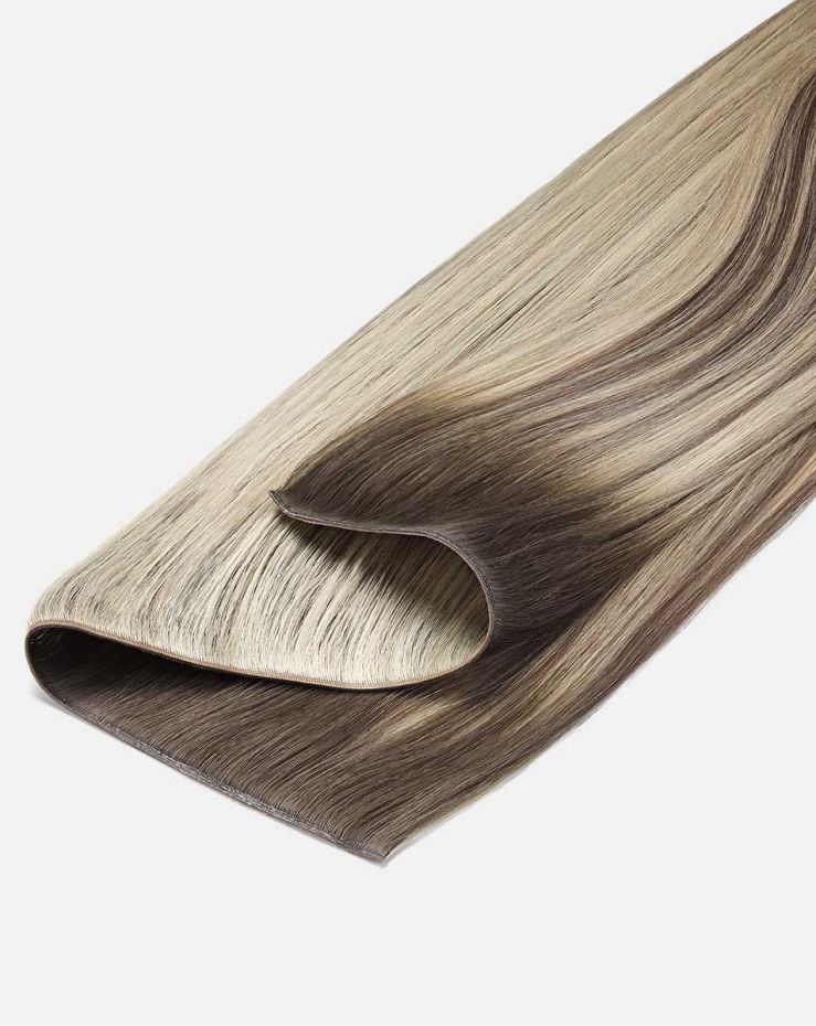 18" Double Wear® Reversible Weft - Iced Latte Blonde