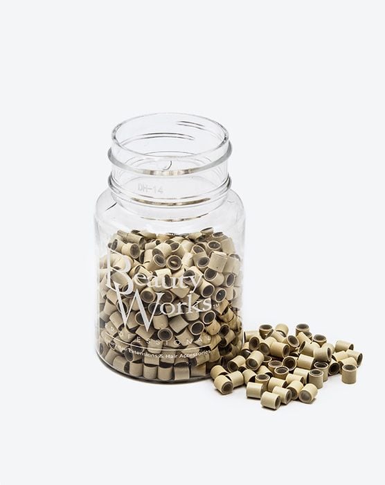 Silicone Lined Copper Micro Rings - 500 Pieces