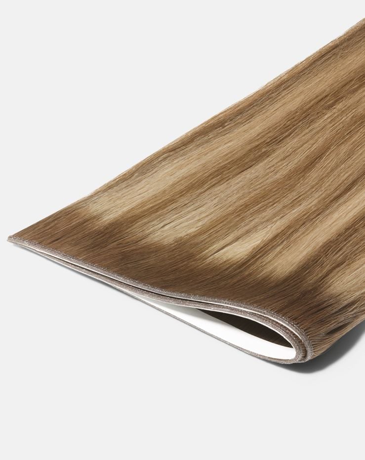 18" Express-Weft Tape-In Hair Extensions - Sunkissed Bronde