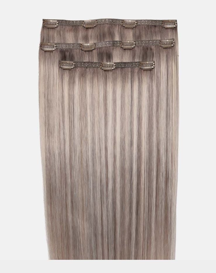 16" Deluxe Remy Instant Clip-In Hair Extensions - Swiss Blonde