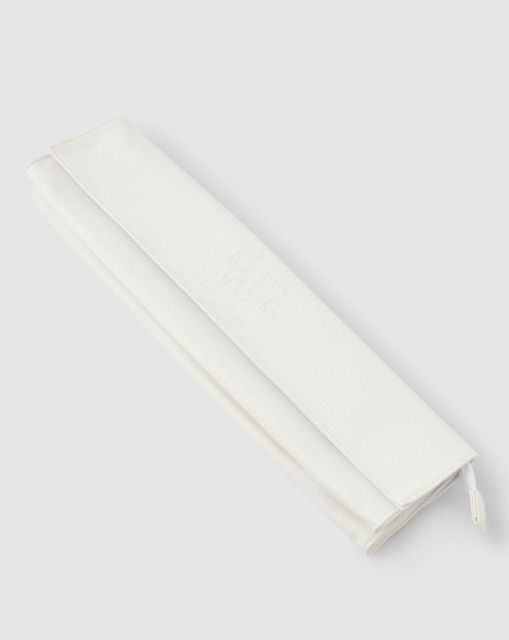 Beauty Works Faux Leather Heat Resistant Roll Travel Bag - Medium Size 