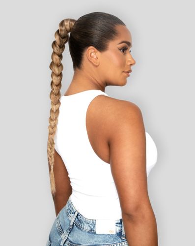 Sajiri ponytail clip hair extension easy to wear : : Beauty