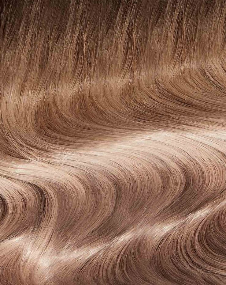 18" Double Hair Set Clip-In Extensions - High Contrast Warm