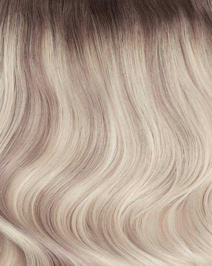 18" Double Hair Set Clip-In Extensions - Scandinavian Blonde