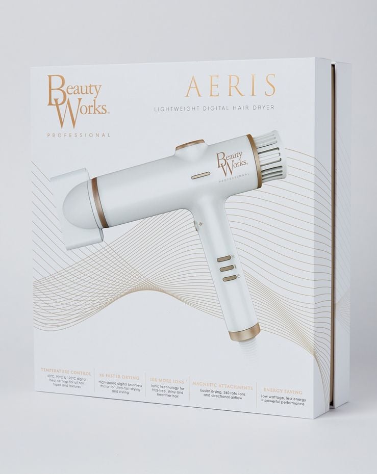 Beauty Works AERIS® - Lightweight Digital Hair Dryer