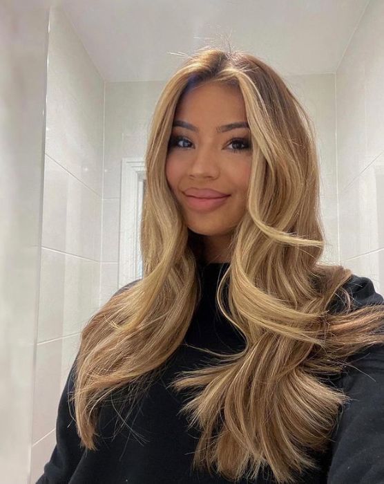 20" Double Hair Set Clip-In Extensions - Honey Blonde