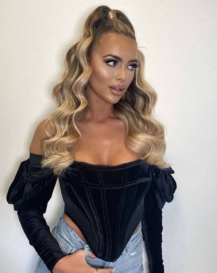 18" Double Hair Set Clip-In Extensions - High Contrast Warm