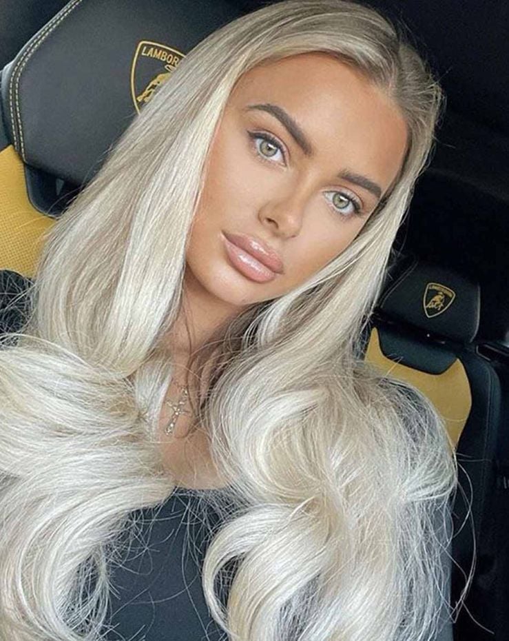 18" Double Hair Set Clip-In Extensions - Iced Blonde