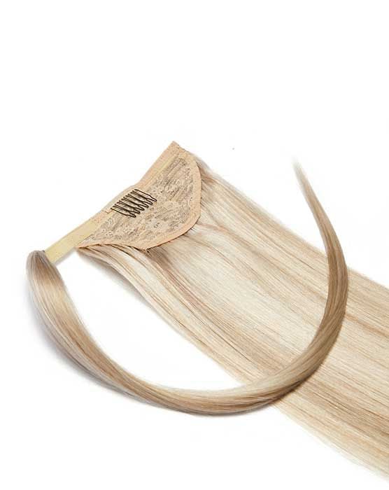 18" Super Sleek Clip-In Invisi® Ponytail - Iced Blonde