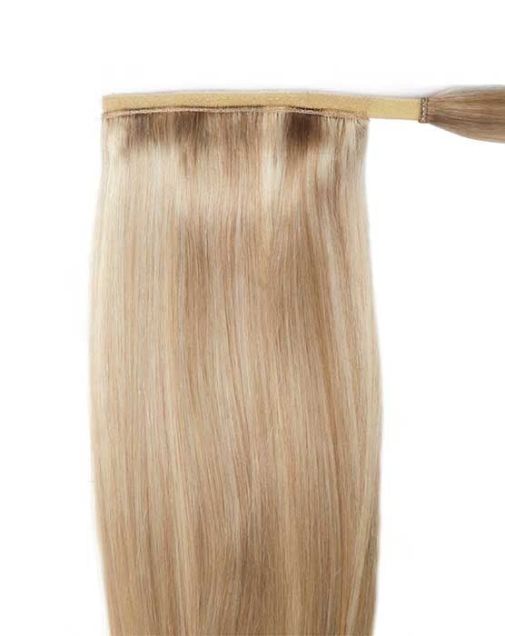18" Super Sleek Clip-In Invisi® Ponytail - Iced Blonde