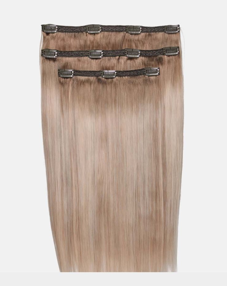 20" Deluxe Remy Instant Clip-In Hair Extensions - Cashmere Blonde