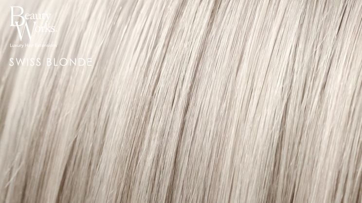 20" Deluxe Remy Instant Clip-In Hair Extensions - Molly-Mae Swiss Blonde