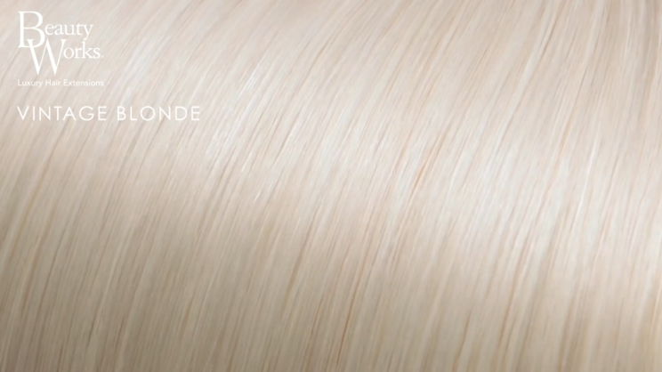 20" Double Hair Set Clip-In Extensions - Vintage Blonde