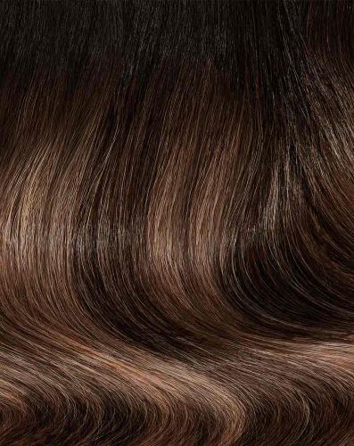 18" Double Hair Set Weft Clip-In Extensions - Brondm'bre