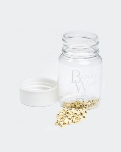 Aluminium Micro Rings Blonde 500 Pieces