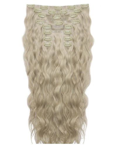 22" Beach Wave Double Hair Set - Barley Blonde