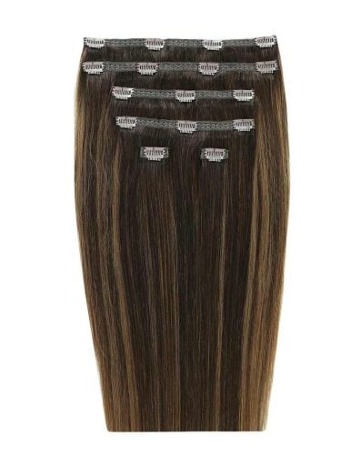 55cm Double Hair Set Clip-In Extensions - Dubai